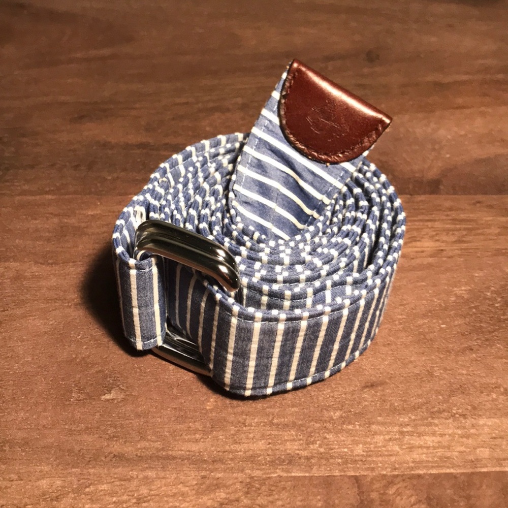 Brooks Brothers Seersucker Belt